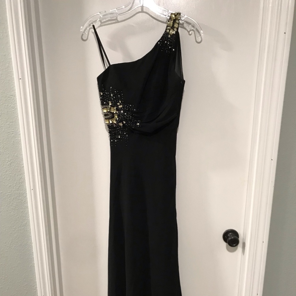 Black formal dress